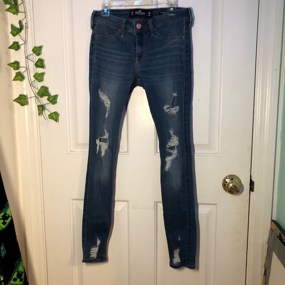hollister low rise jeggings